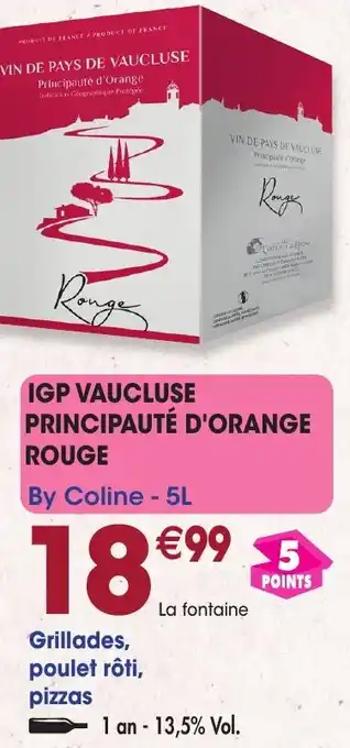 Maximo Igp vaucluse principauté d'orange rouge offre