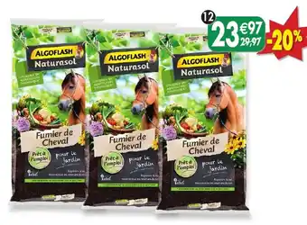 Maximo Lot de 3 sacs de fumier de cheval offre