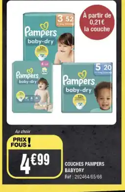 La Foir'Fouille PAMPERS Couches offre