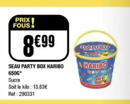 La Foir'Fouille HARIBO Seau party box offre