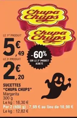 E.Leclerc CHUPA CHUPS Sucettes offre