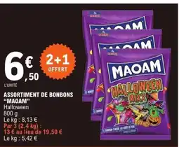 E.Leclerc MAOAM Assortiment de bonbons offre