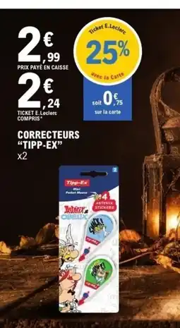 E.Leclerc TIPP-EX Correcteurs offre