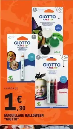 E.Leclerc GIOTTO Maquillage halloween offre