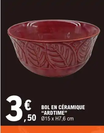ARDTIME Bol en céramique