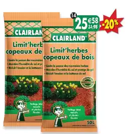 Maximo Lot de 2 sacs de de copeaux bois naturel offre