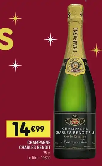 Leader Price Champagne Charles Benoit offre
