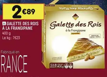 Galette des rois à la frangipane