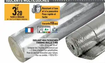 Isolant multicouches Thermo-bulle 7 mm