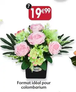 Maximo Cube de roses coloris rose pâle offre