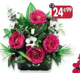 Maximo Jardinière de pivoines, petites fleurs et eucalyptus offre