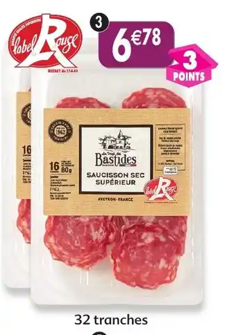 Maximo Lot de 2 barquettes de saucisson sec supérieur haché fin offre
