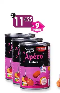 Maximo Lot de 3 boîtes 1/2 de saucisses apéritives nature stéphan offre