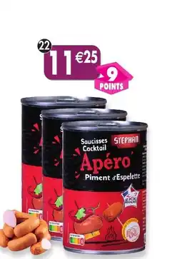 Maximo Lot de 3 boîtes 1/2 de saucisses apéritives nature Stéphan offre