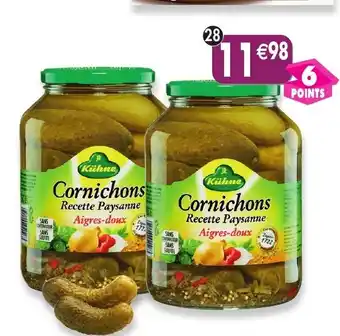 Maximo Lot de 2 bocaux. de cornichons aigres-doux offre