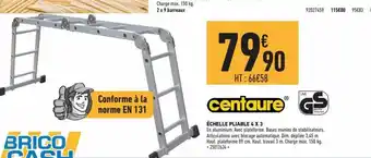 Brico Cash Échelle Pliabe 4 X 3 offre