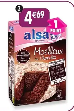 Maximo Gâteau moelleux chocolat alsa offre
