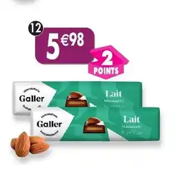 Maximo 2 bâtons lait massepain galler offre