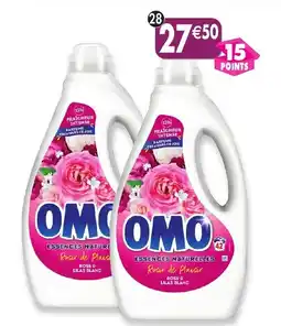 Maximo Lot de 2 bouteilles de lessive rosir de plaisir omo offre