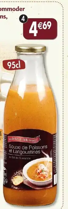 Maximo Soupe de poissons et langoustines offre