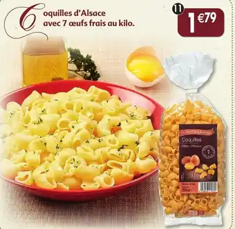 Maximo Coquilles d'Alsace offre