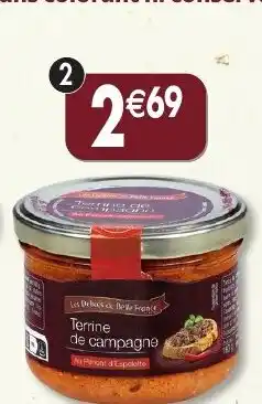 Maximo Terrine de campagne au piment d'espelette offre