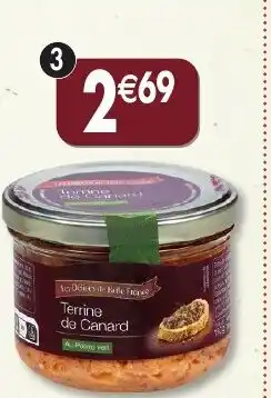 Maximo Terrine de canard au poivre vert offre