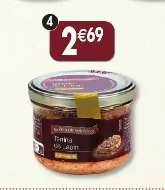 Maximo Terrine de lapin à la moutarde offre