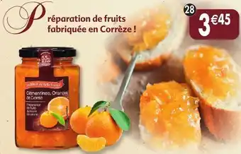 Maximo Préparation de fruits clémentines offre