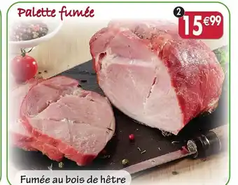 Maximo Palette fumée sans os sachet cuisson offre