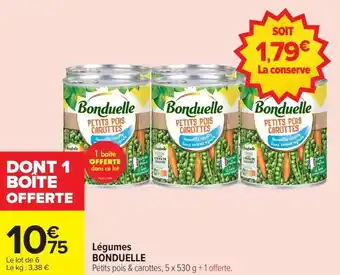 Carrefour Market Légumes bonduelle offre