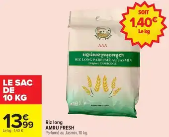 Carrefour Market Riz long amru fresh offre