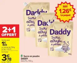 Carrefour Market Sucre en poudre daddy offre