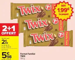 Carrefour Market Format familial twix offre