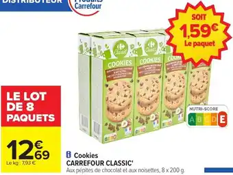 Carrefour Market Cookies carrefour classic offre