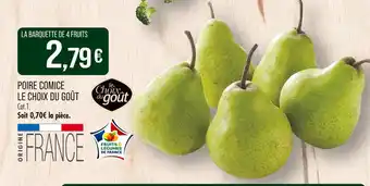 Match Poire comice le choix du goût offre