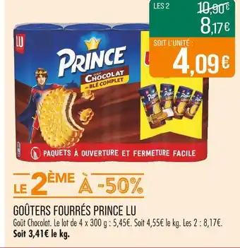 LU Goûters fourrés prince