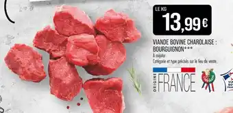 Match Viande bovine Charolaise : Bourguignon offre