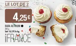 Match Baba au rhum offre