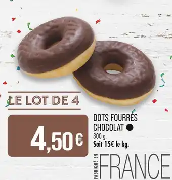 Match Dots Fourrés Chocolat offre