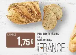 Match Pain aux céréales offre