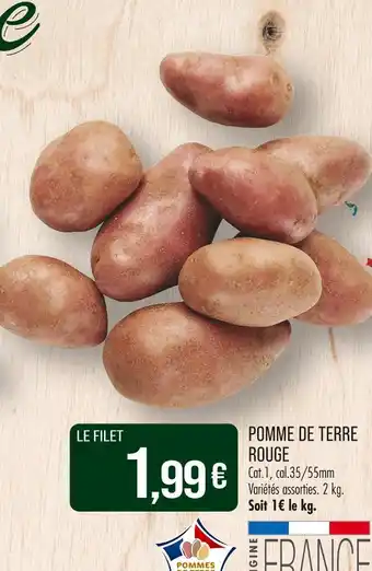 Match Pomme de terre rouge offre