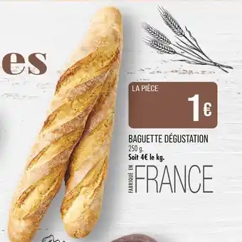 Match Baguette dégustation offre