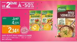 Match Knorr Soupe velouté poule vermicelles offre