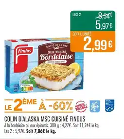 Match FINDUS Colin d'Alaska Bordelaise Recette Classique offre
