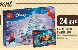 Match LEGO / Disney Calendrier de l'Avent offre