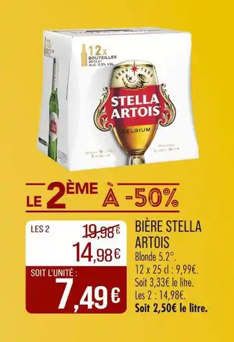 Match STELLA ARTOIS Bière offre