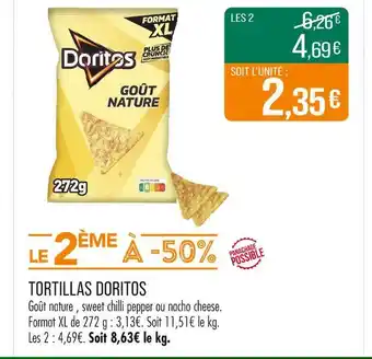 Match DORITOS Tortillas offre