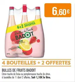 Match BADOIT Bulles de fruits offre