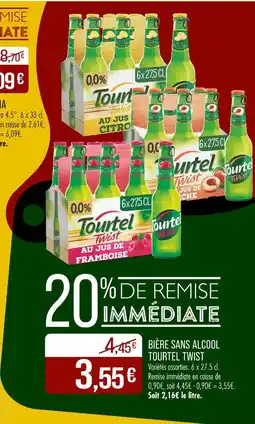 Match TOURTEL TWIST Bière sans alcool offre